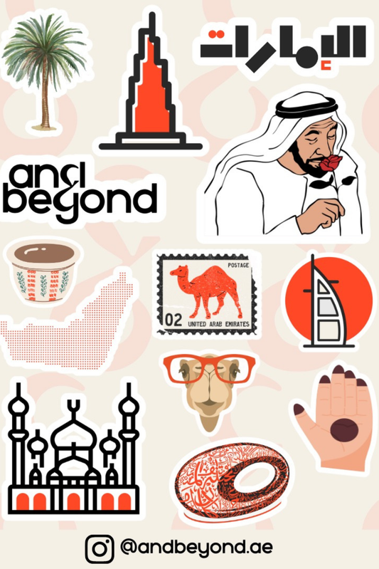 Coordinates Stickers Sheet