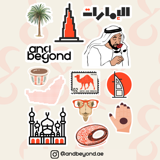 Coordinates Stickers Sheet